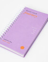 Anotadores Cuadernos y Memos Anotadores Anotador Con Espiral Y Hojas De Color - Violeta Medio