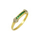 Anillo Oro 18K Con Esmeraldas Y Brillantes Anillo Oro 18K Con Esmeraldas Y Brillantes