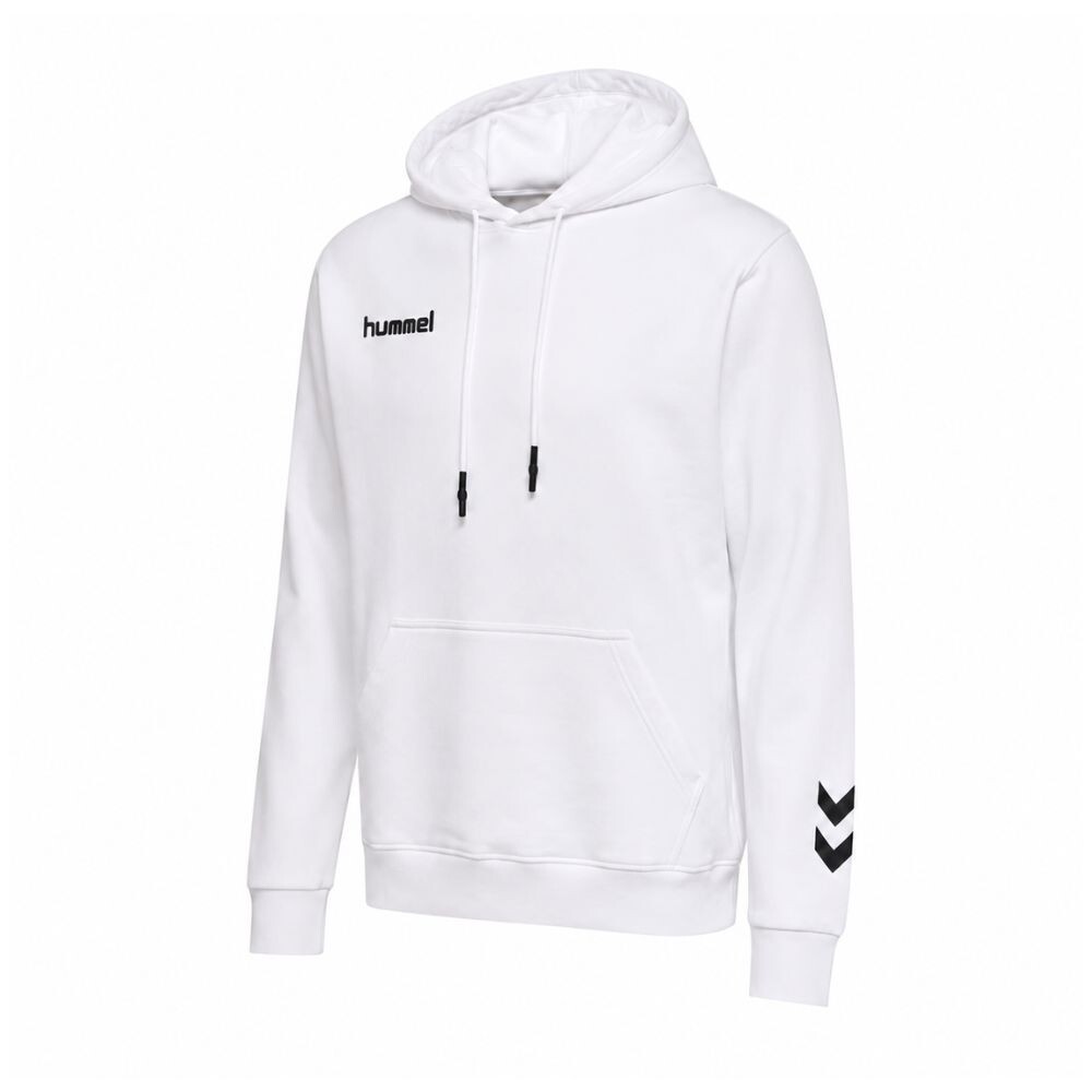 BUZO CANGURO GAMUZADO BLANCO