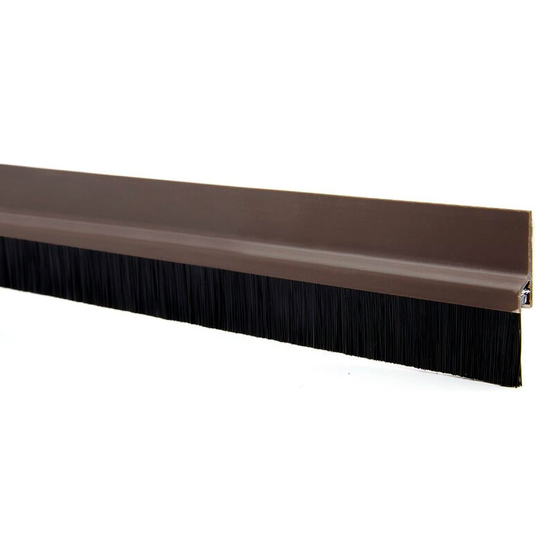 Zócalo adhesivo PVC con cepillo 100 cm MARRON