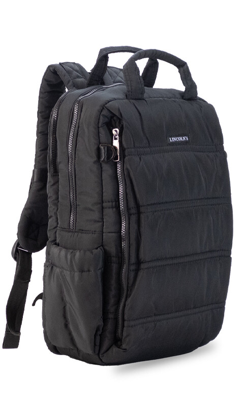 MOCHILA CAPITONEADA PETERSBURGO NEGRO