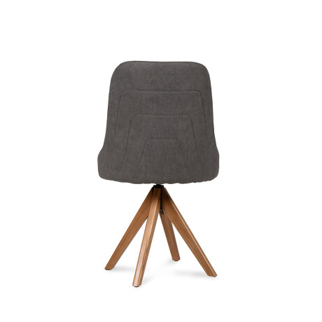 Silla Valentina Giratoria 143 - Tela Microfibra 227 (Grafito)