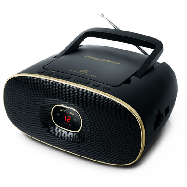 Radio Vintage Con Cd Muse Md-202vt RADIO CD MUSE MD202VT NEGRO