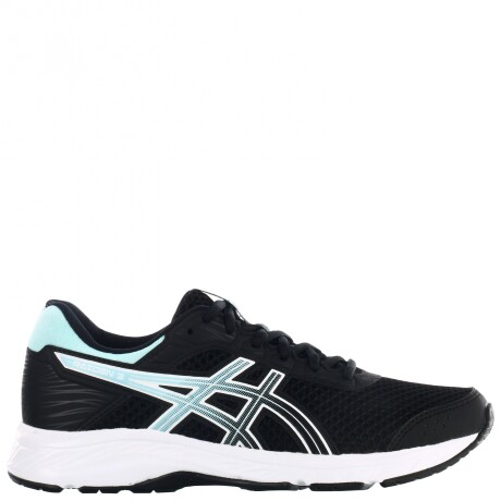 Championes de Mujer Asics Raiden 3 Negro - Verde Agua