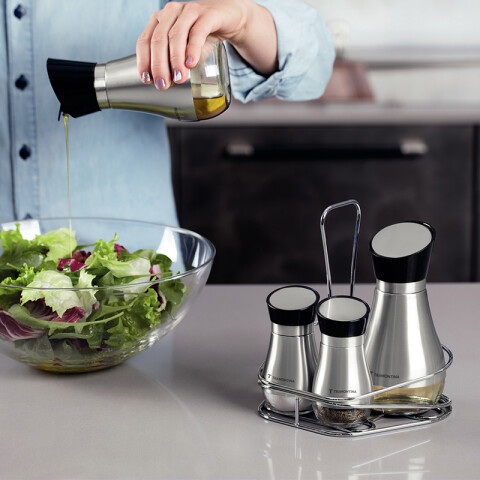 Set de vinagreras y saleros 4 pzs. "Realce" TF0188