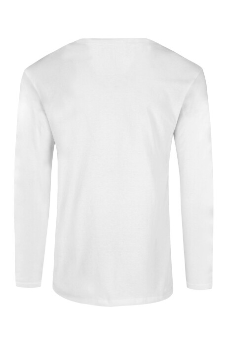 Camiseta a la base dry fit manga larga Blanco