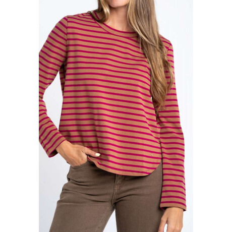 Remera Rayada Algodón Multi