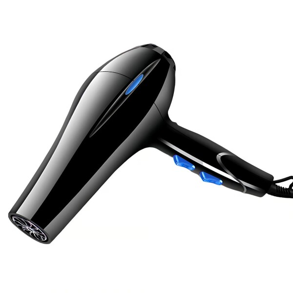 Secador Pelo 5000W Boquilla Profesional 3 Velocidades 3 Temp Variante Color Negro