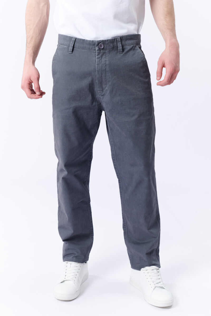 Pantalón Chino Gris Oscuro