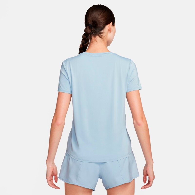 Remera Nike One Classic Dri-Fit Top de Mujer Azul
