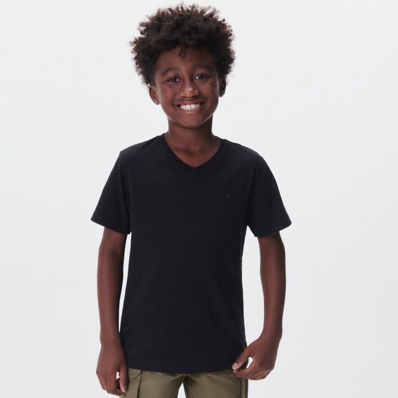 CAMISETA MM MASC PRETO ESCURO