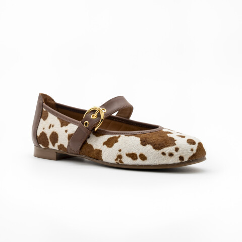 Chatita PELO VACA TAN/BEGE TAN/BEGE