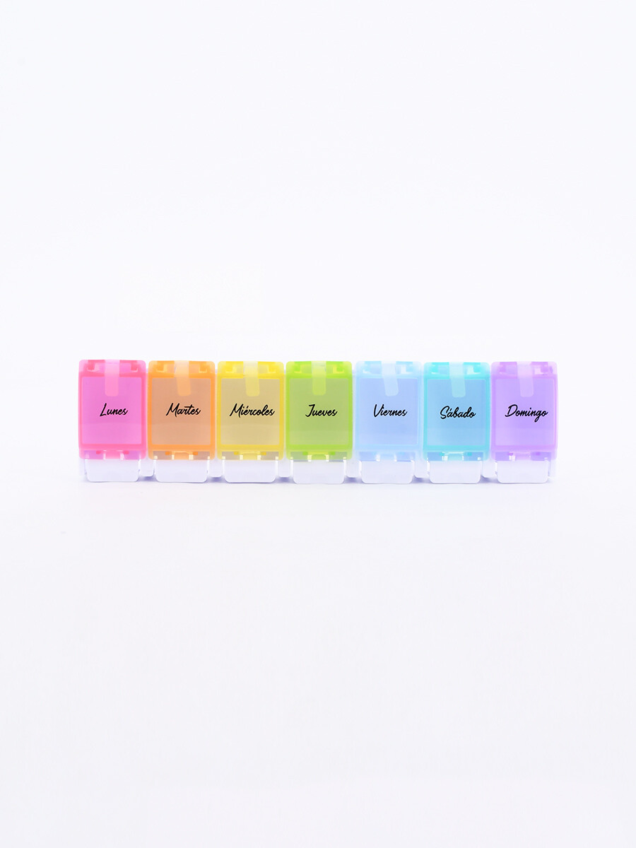 PASTILLERO SEMANAL - MULTICOLOR 