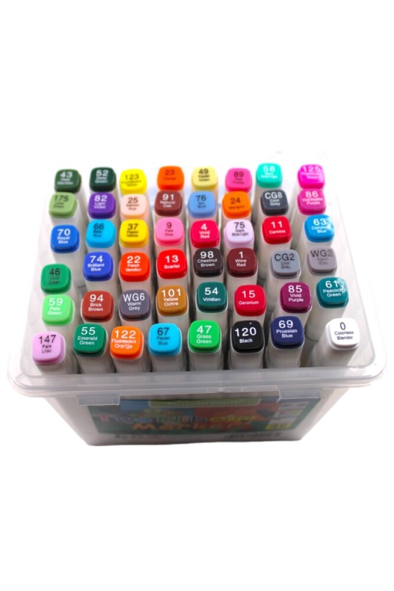 Set x48 Marcadores punta doble 