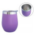 Set Termo 1L Goldtech Mate Con Tapa 230 ML Acero Inoxidable Variante Color Violeta