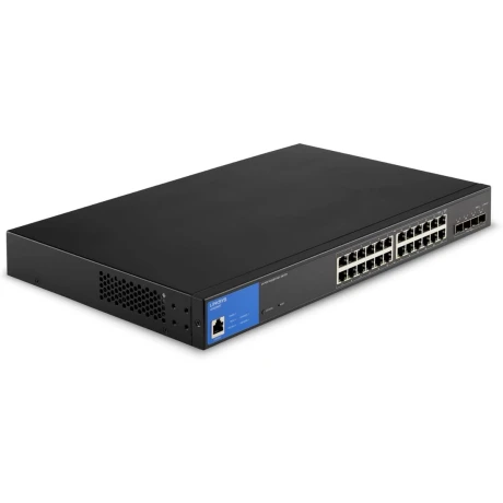 Switch Linksys 24 Puertos Poe+ Gbit Admin 4SFP+ 001