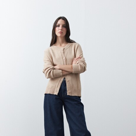 CARDIGAN TEODORA Beige Melange