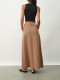 FALDA FLOR CAMEL