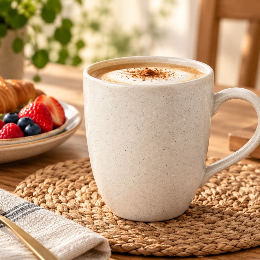 Taza Vainilla 350 ml sin plato OXFORD Taza Vainilla 350 ml sin plato OXFORD