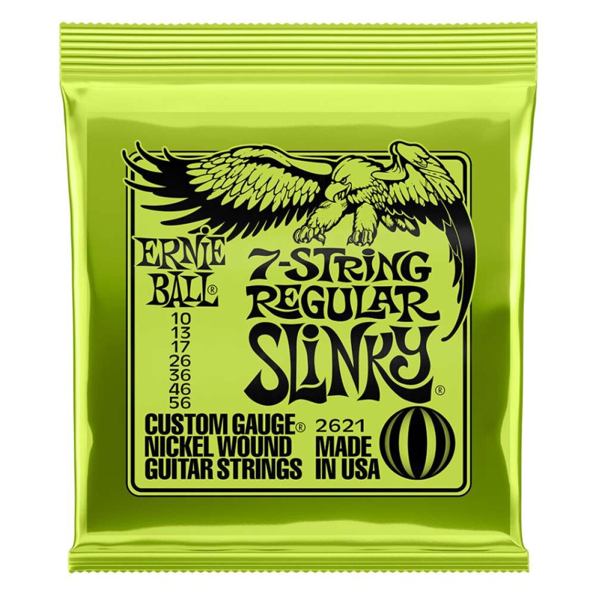 Encordado Eléctrica Ernie Ball - Reg Slinky 7 St 010 