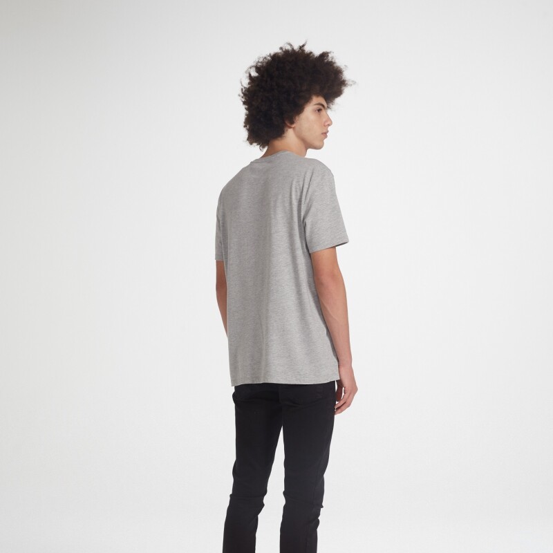CAMISETA MM MASC CINZA MESCLA