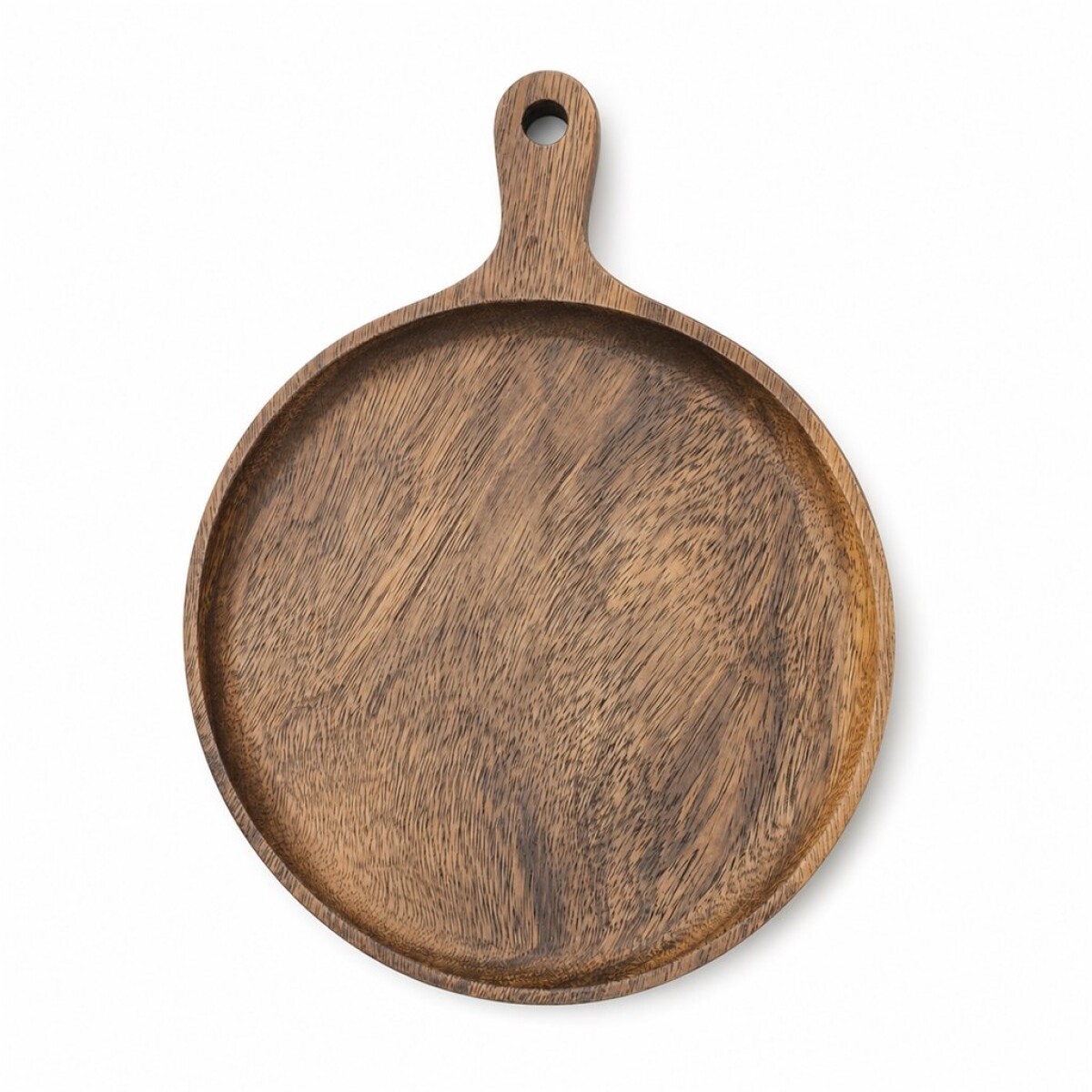 TABLA MADERA C/MANGO REDONDA D25XH2CM 