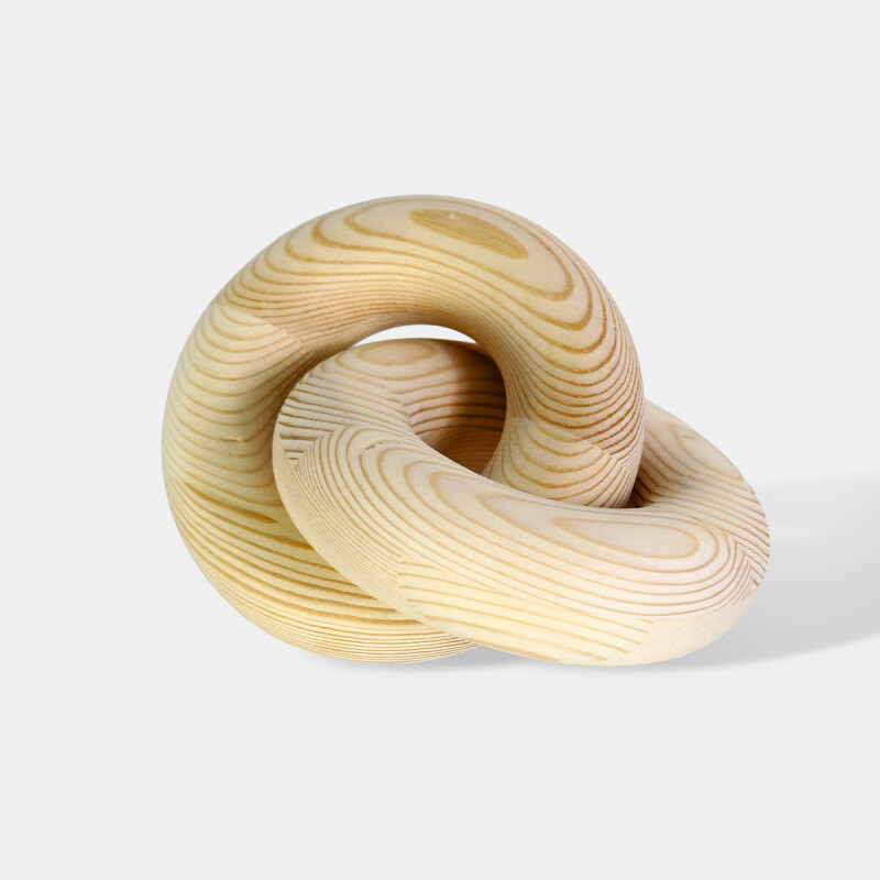 FIGURA MADERA NUDO BEIGE CL 14CM Unica