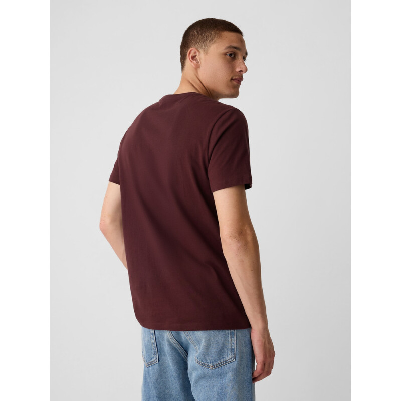 V-EVERYDAY SOFT BASIC LOGO T NOIR RED 796