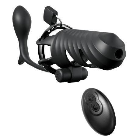Plug Anal con Anillo Vibrador Ass-Gasm Fantasy C-Ringz Plug Anal con Anillo Vibrador Ass-Gasm Fantasy C-Ringz