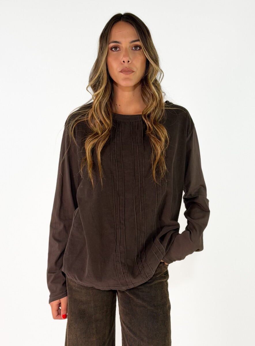 BLUSA NAZCA - CHOCOLATE 