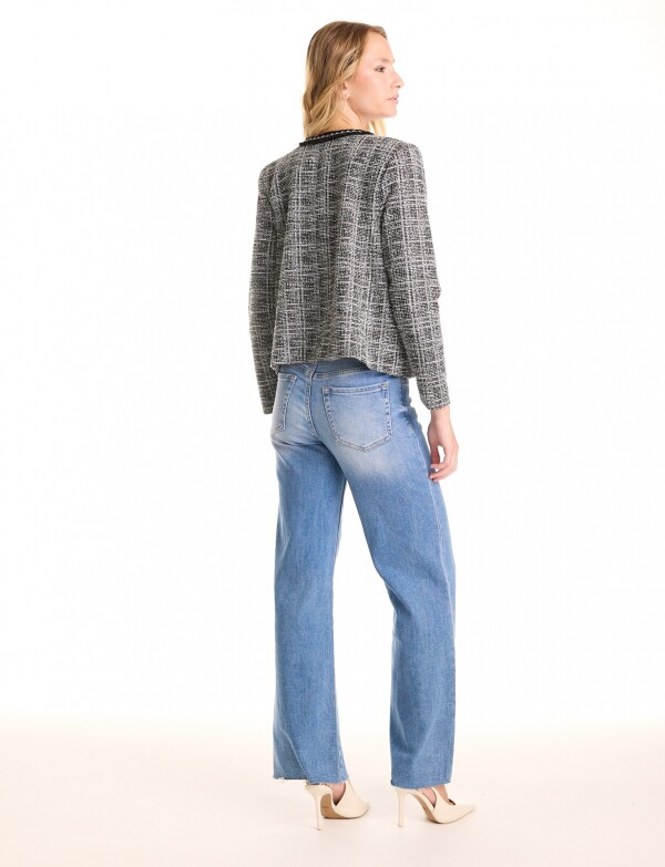 Chaqueta Tweed NEGRO/BLANCO