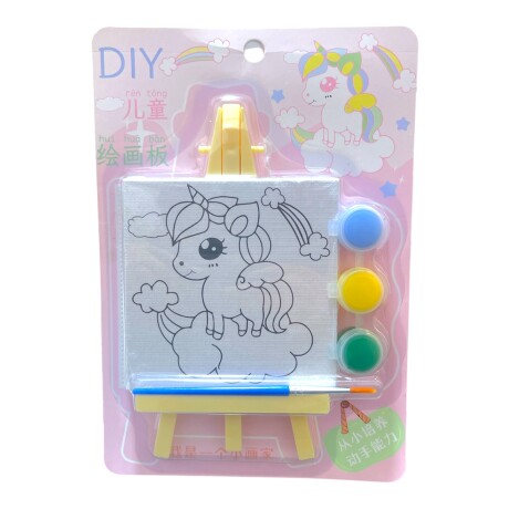 Bastidor Pulguita con Pinturas Diseño 1