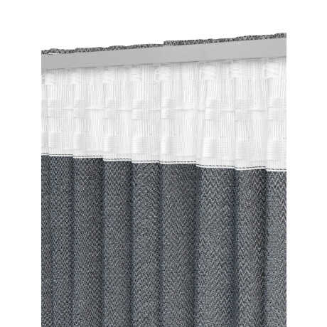 Cortina Savalen 1X140X245 Chenilla Gris