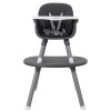 Silla de comer Bebesit Baby Desk 3 en 1 gris