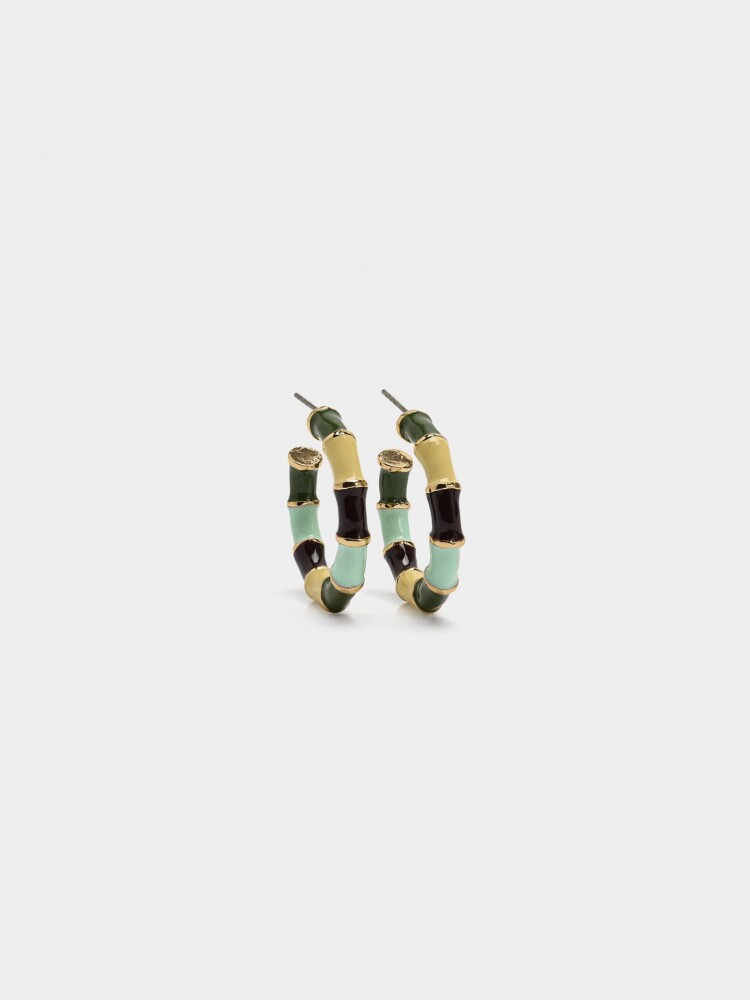 Aros Esmaltados multicolor