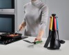 Set de 5 utensilios de cocina con soporte giratorio 360° “Duo” Set de 5 utensilios de cocina con soporte giratorio 360° “Duo”