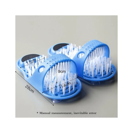 SANDALIA EXFOLIADORA 14*28*11CM AZUL
