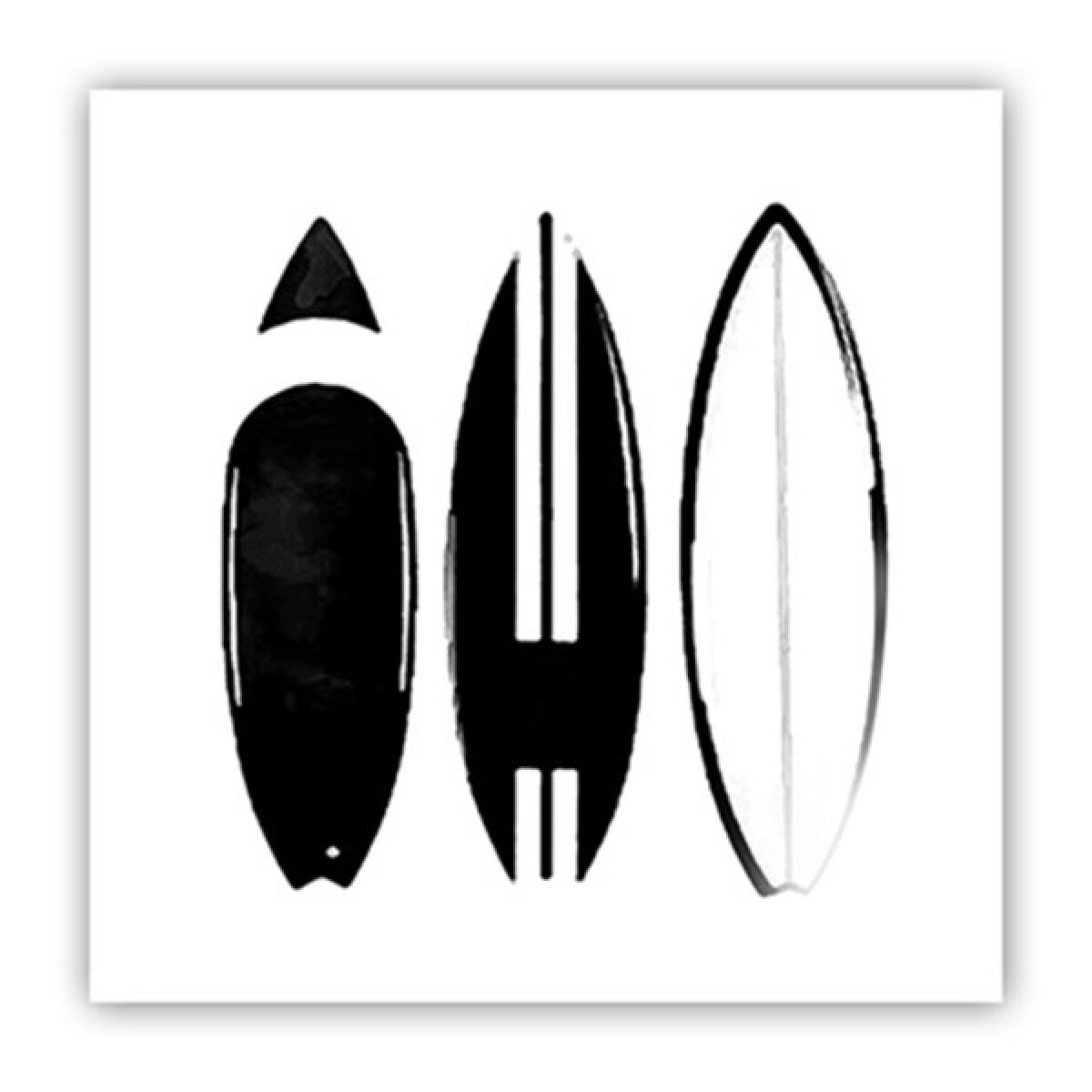 CUADRO CANVAS 30x30CM TABLAS SURF 