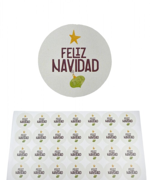 Stickers navidad placha DISEÑO 5