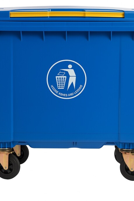 Contenedor De Residuos Azul - 660 Litros Contenedor De Residuos Azul - 660 Litros