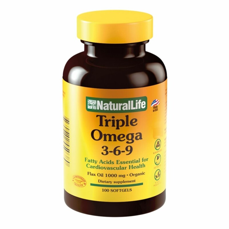 Triple Omega Natural Life 3 6 9 100 Capsulas Triple Omega Natural Life 3 6 9 100 Capsulas