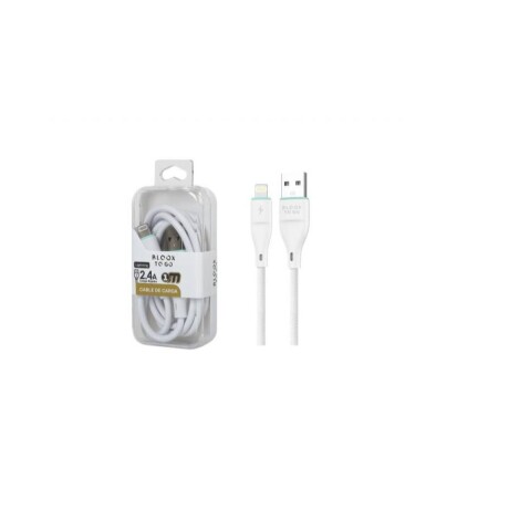 Cable De Datos Bloox To Go Usb A A Lightning Pvc 100Cm Ub BLANCO