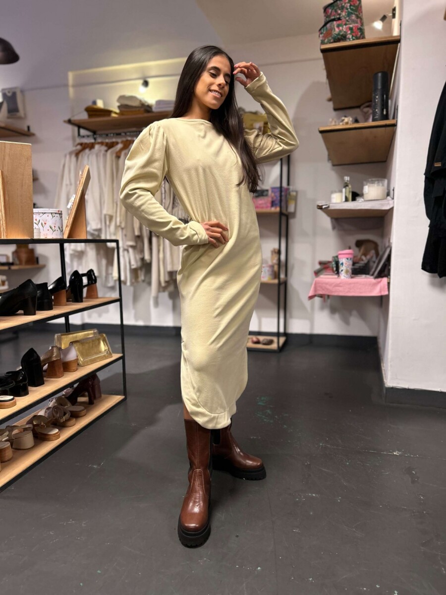 Vestido Beis - Beige 