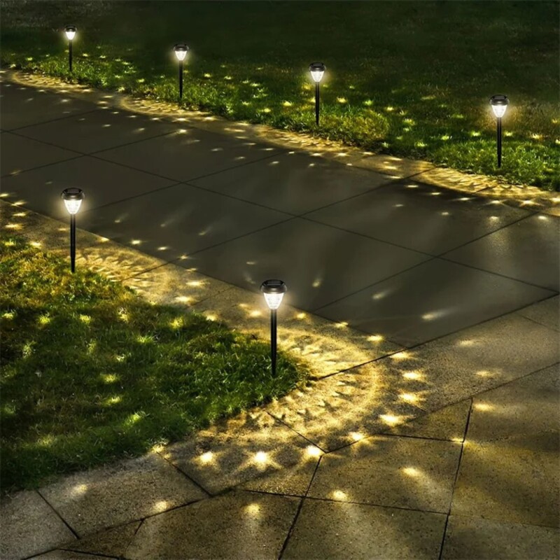 Lampara Exterior Solar Foco Farol Jardin Patio X6 Unid Lampara Exterior Solar Foco Farol Jardin Patio X6 Unid