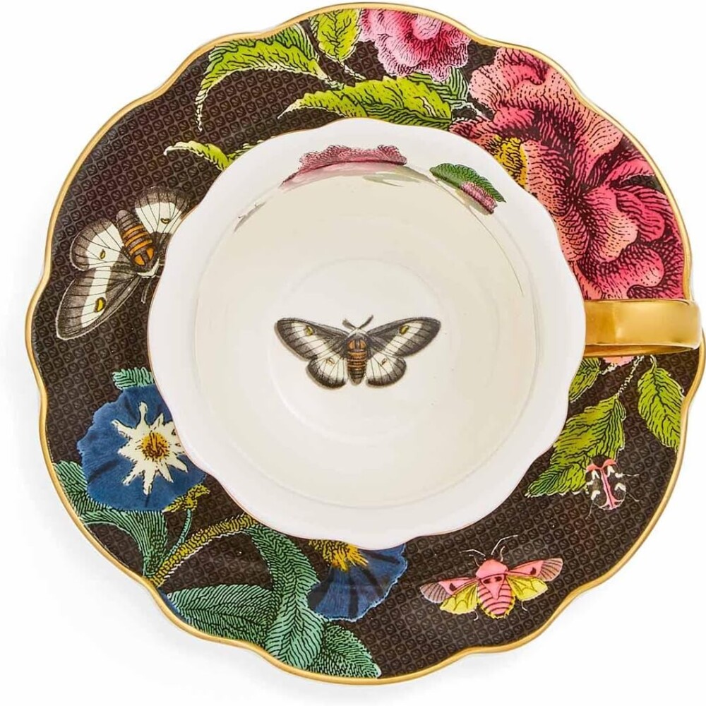 PORTMEIRION CREATURES OF CURIOSITY TAZA CAFÉ C/PLATO SET X2 SNAKE PORTMEIRION CREATURES OF CURIOSITY TAZA CAFÉ C/PLATO SET X2 SNAKE