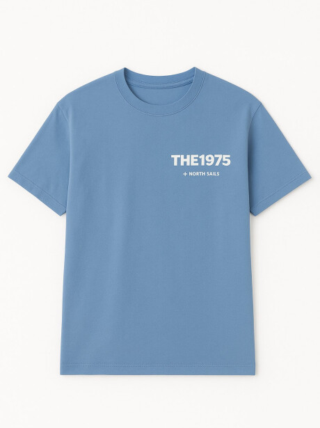 REMERA HAPPINESS AZUL