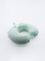 ALMOHADON DE VIAJE UNICORNIO VERDE AQUA