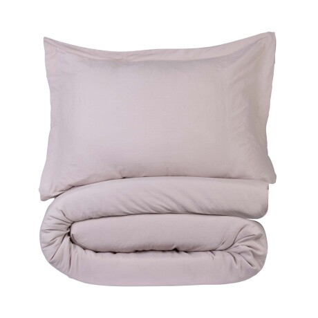 SET CUBRECAMA 1 1/2 PLAZA POLIESTER MARRON PREWASHED MIEL