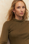POLERA ROMAN Verde Oscuro