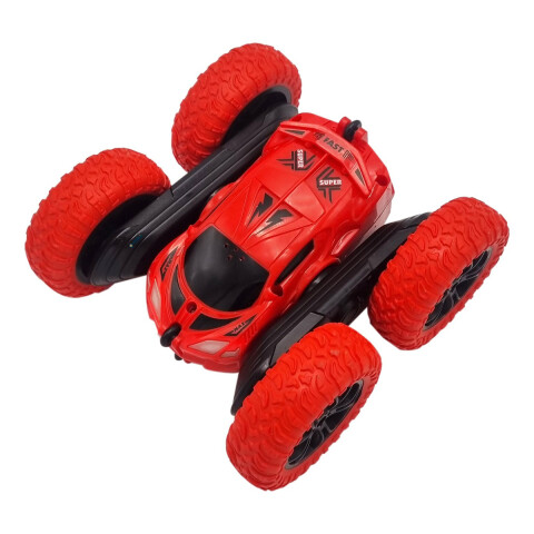 Auto Acrobático 360 Control Remoto Transformer Todo Terreno Variante Color Rojo